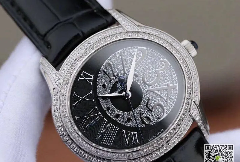 Audemars Piguet Millenary Lady Watch 77302BC.ZZ.D001CR.01 With Diamond 1:1 Best Edition Replica Watch Swiss Calibre 2325